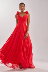 DREAM GIRL MAXI DRESS IN RED