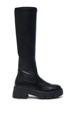 AZALEA WANG JAYE KNEE HIGH BOOT IN BLACK