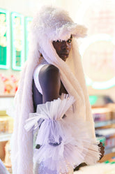 AT THE SHOW FAUX FUR SNAPBACK