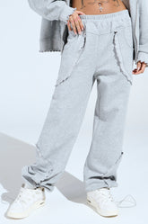 COME CHILL WITH ME WIDE LEG JOGGER