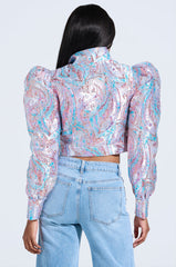 DELILAH PUFF SHOULDER BOMBER