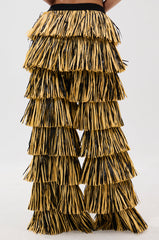 CRAZY FOR YOU STRAW PANTS