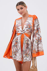 CRAZY IN LOVE SATIN ROMPER