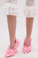 AZALEA WANG STACIA PINK BOW PUMP