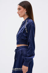 CALL BACK SATIN BOMBER