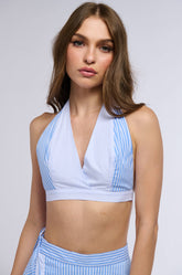 ANYBODY BUT YOU POPLIN TOP