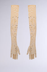 BLING BABE RHINESTONE GLOVES