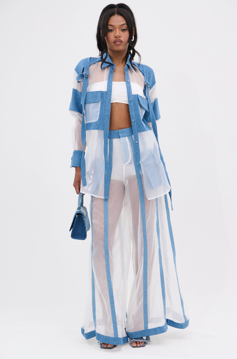 CELINE WIDE LEG TROUSER