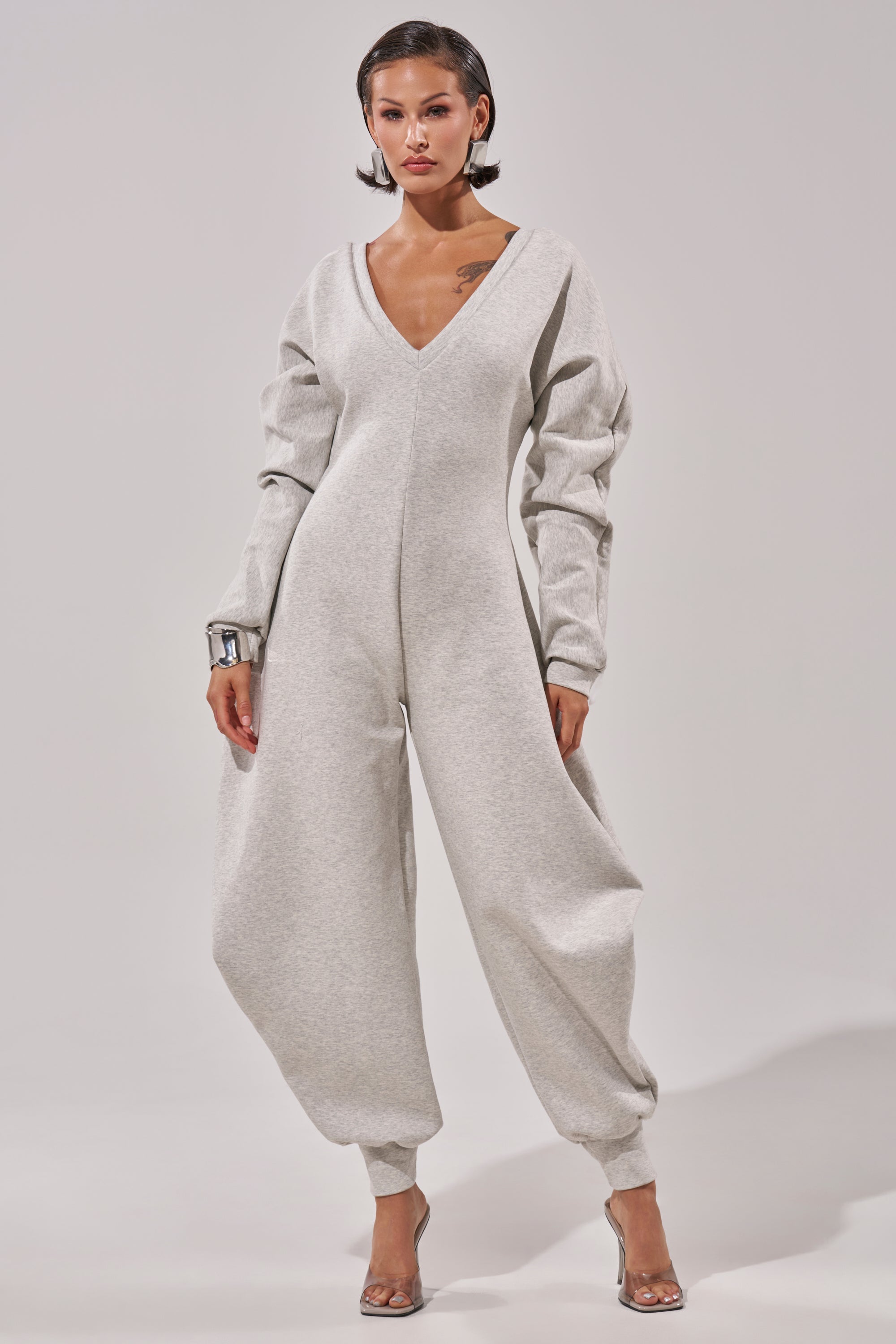 COMFY COZY SWEATSHIRT JUMPSUIT