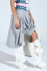 DONT MESS WITH ME MIDI SKIRT