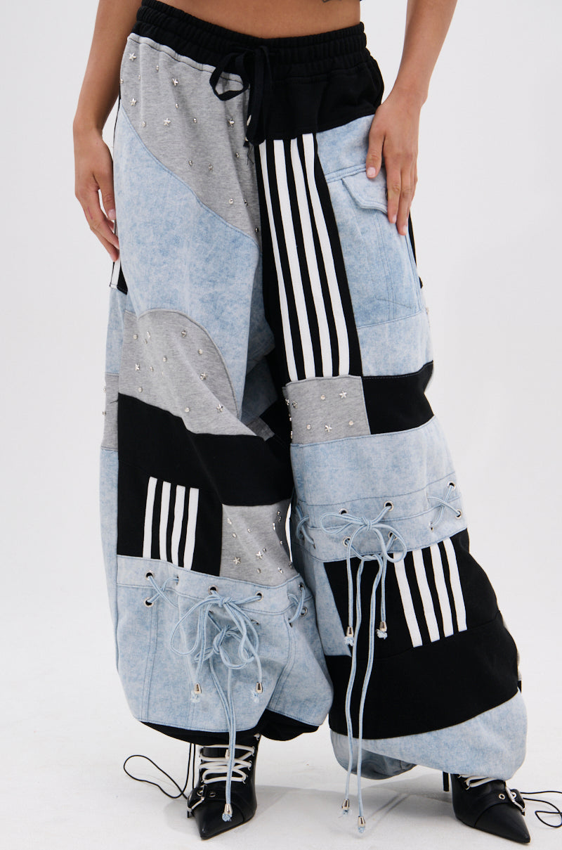 DECONSTRUCTED MASTERPIECE WIDE LEG PANT
