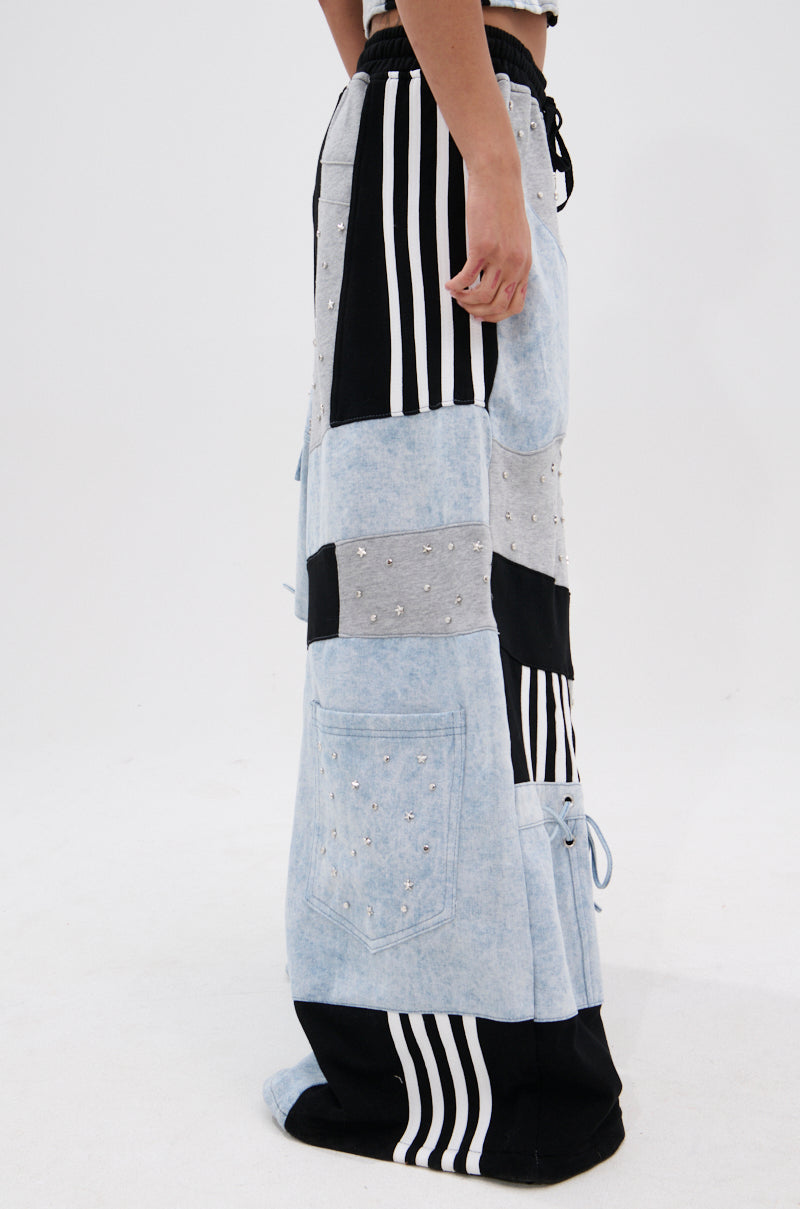 DECONSTRUCTED MASTERPIECE WIDE LEG PANT
