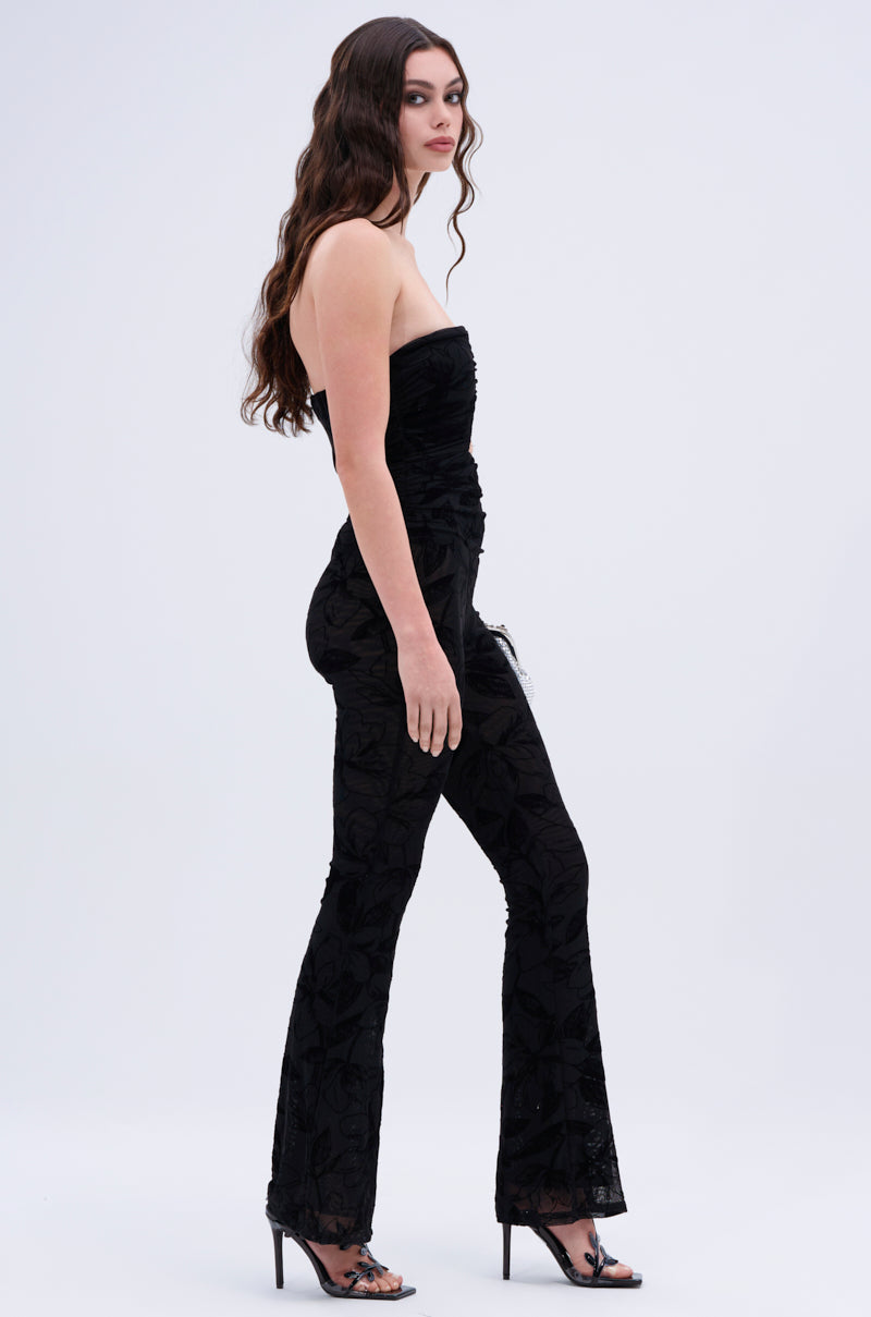 BARI VELVET JUMPSUIT