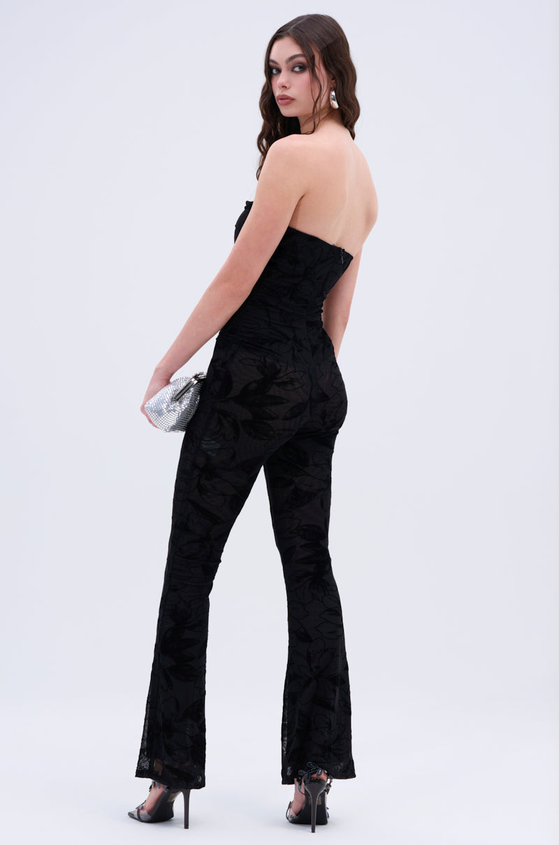 BARI VELVET JUMPSUIT