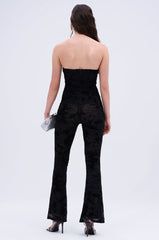 BARI VELVET JUMPSUIT