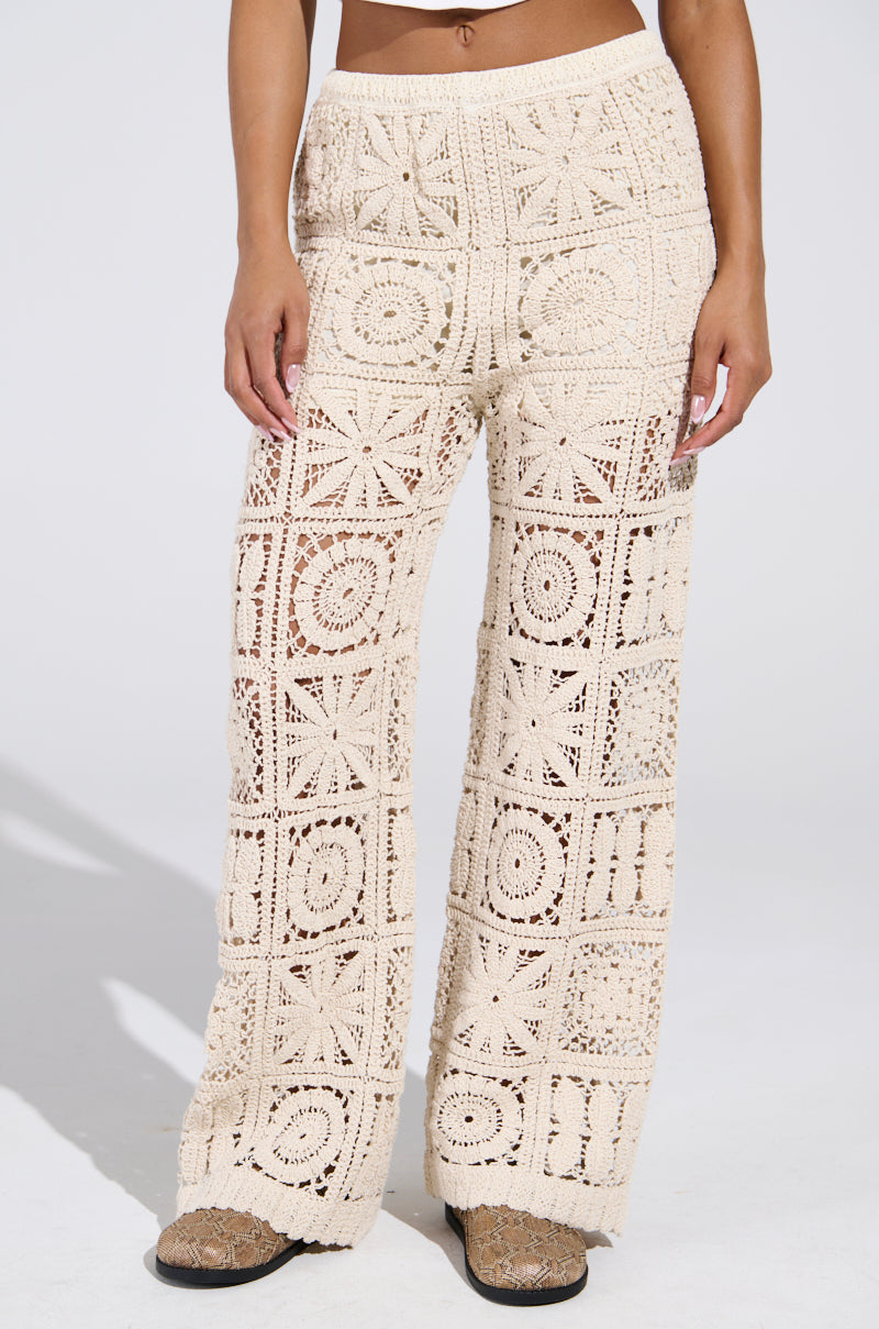 CROCHET KNIT PANT