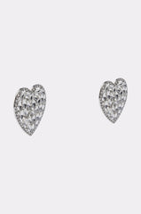 ALL MY HEART EARRING IN SILVER