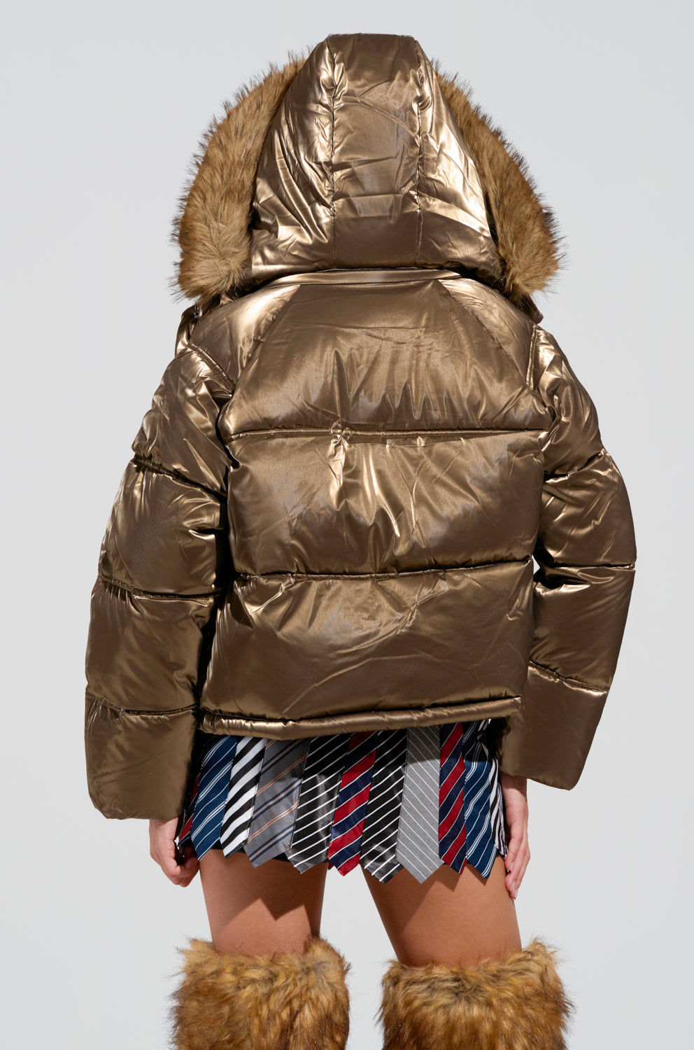 CAPRI FUR TRIM PUFFER