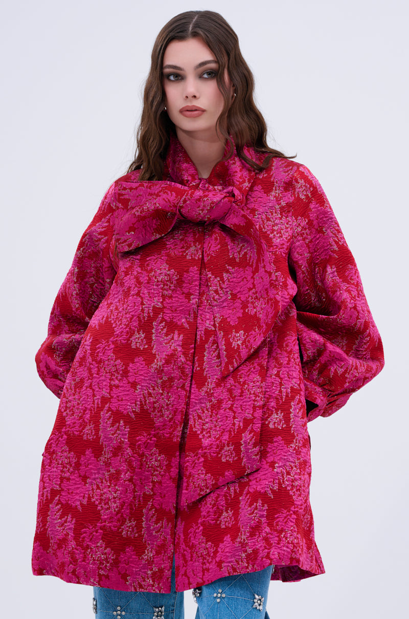 AMALIA TIE NECK TRENCH