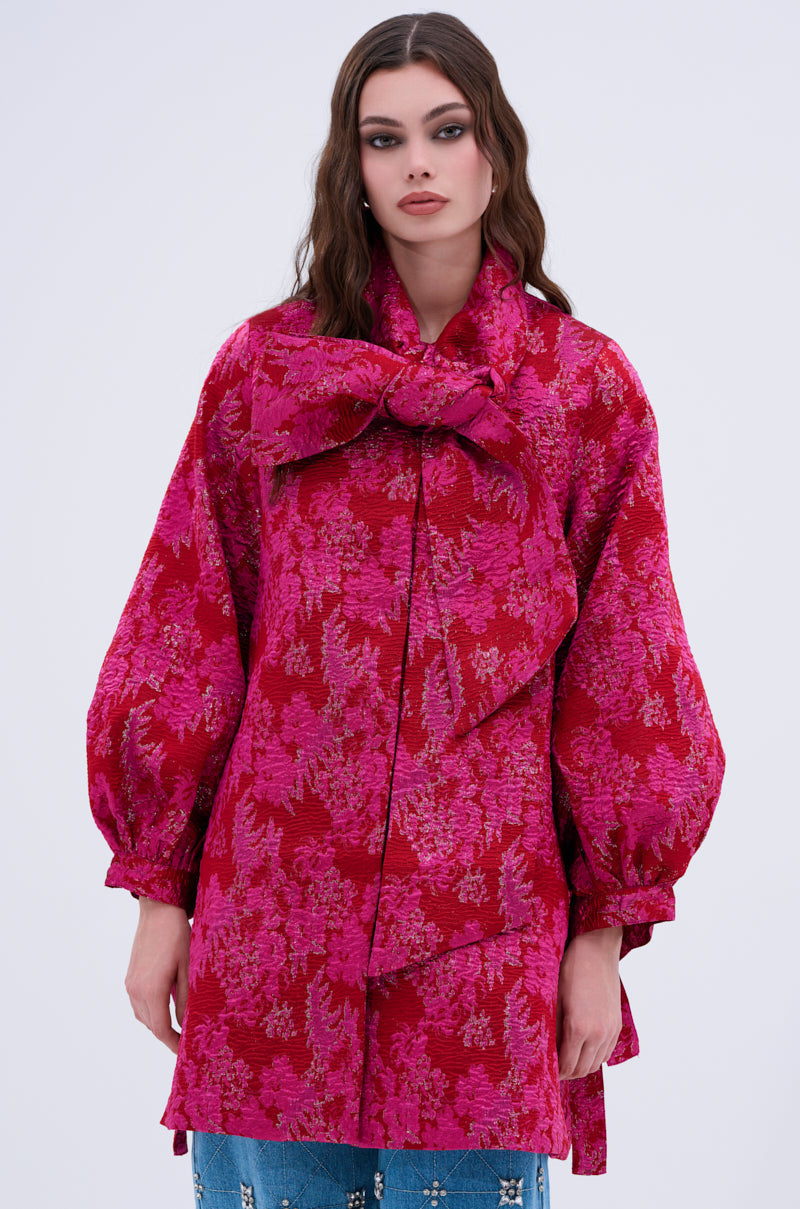 AMALIA TIE NECK TRENCH