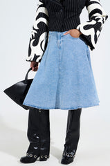 AZALEA WANG BLACK FOLD OVER CHUNKY BOOT