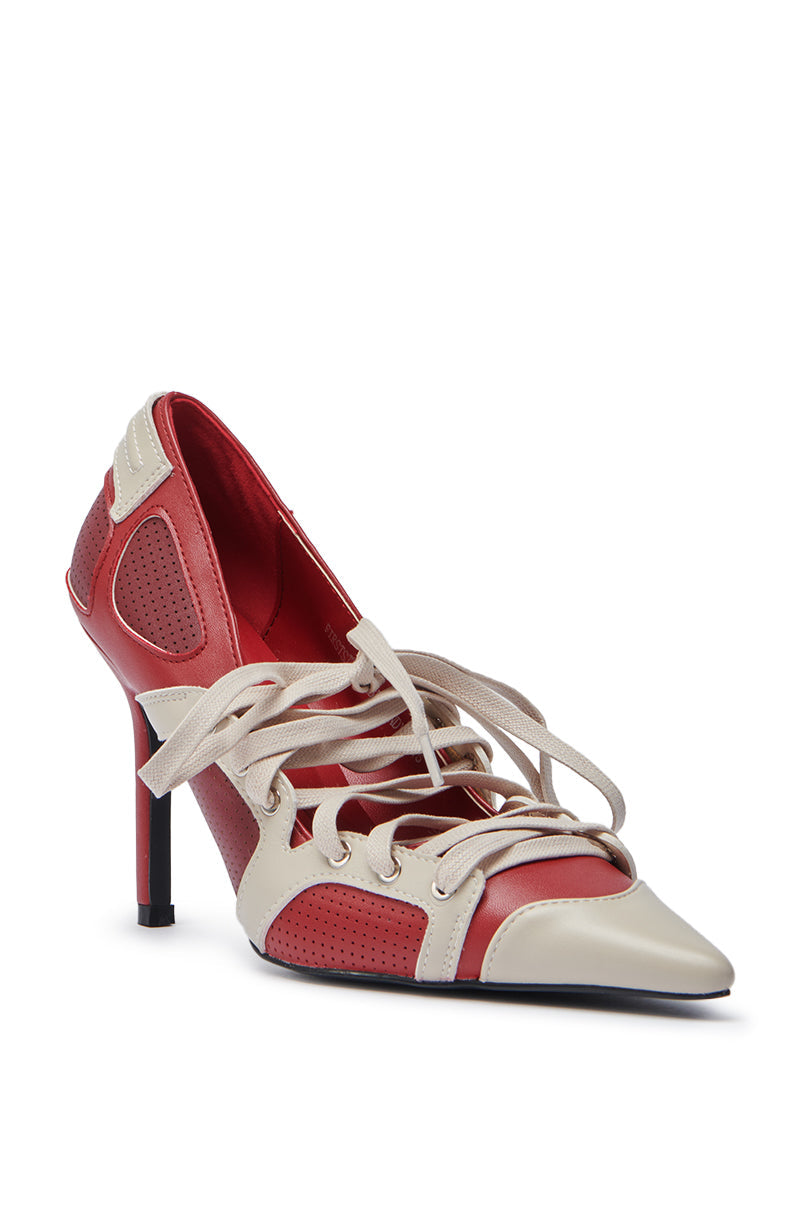 AZALEA WANG FIRST STRING BURGUNDY PUMP