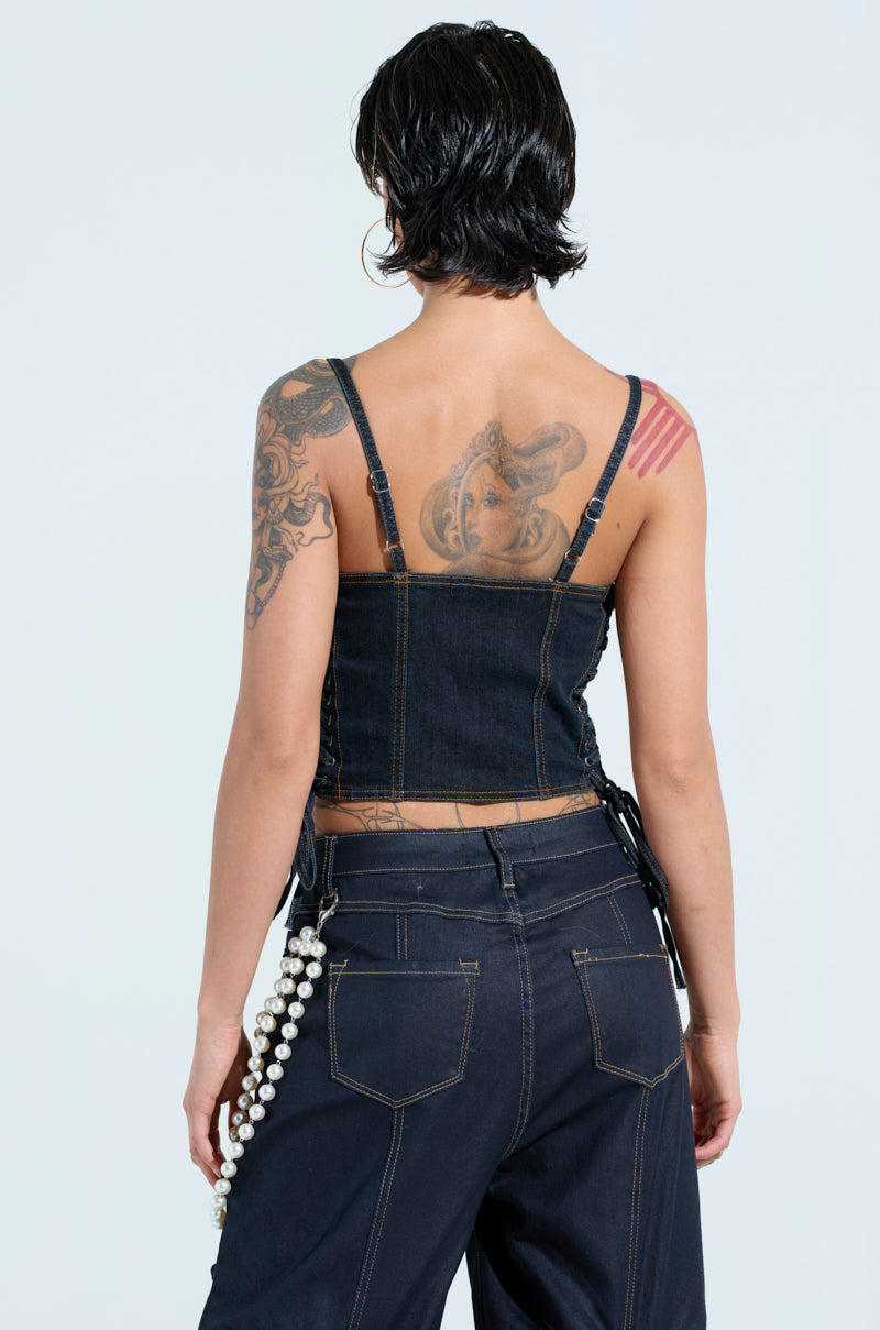COULD HAVE BEEN ME CORSET TOP