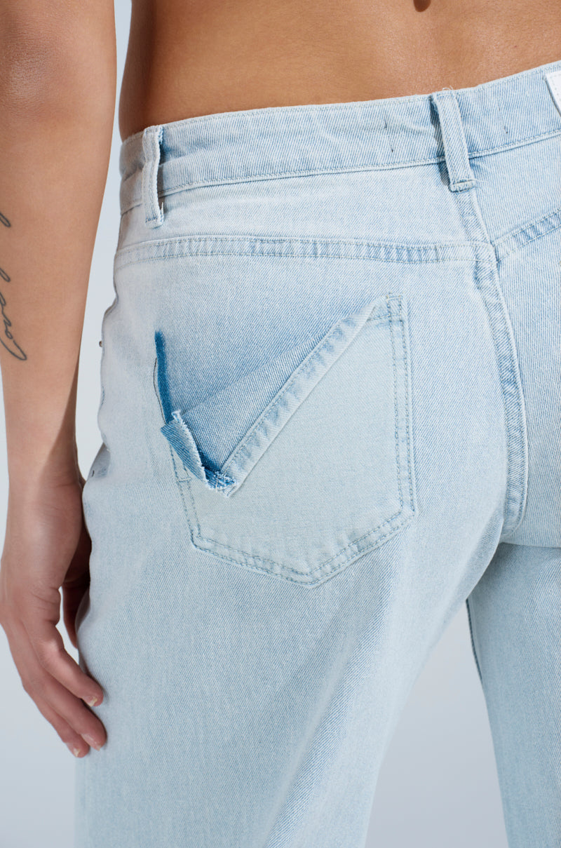 CHANGE OF PERSPECTIVE WIDE LEG DENIM PANTS
