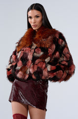 DELTA FAUX FUR COAT