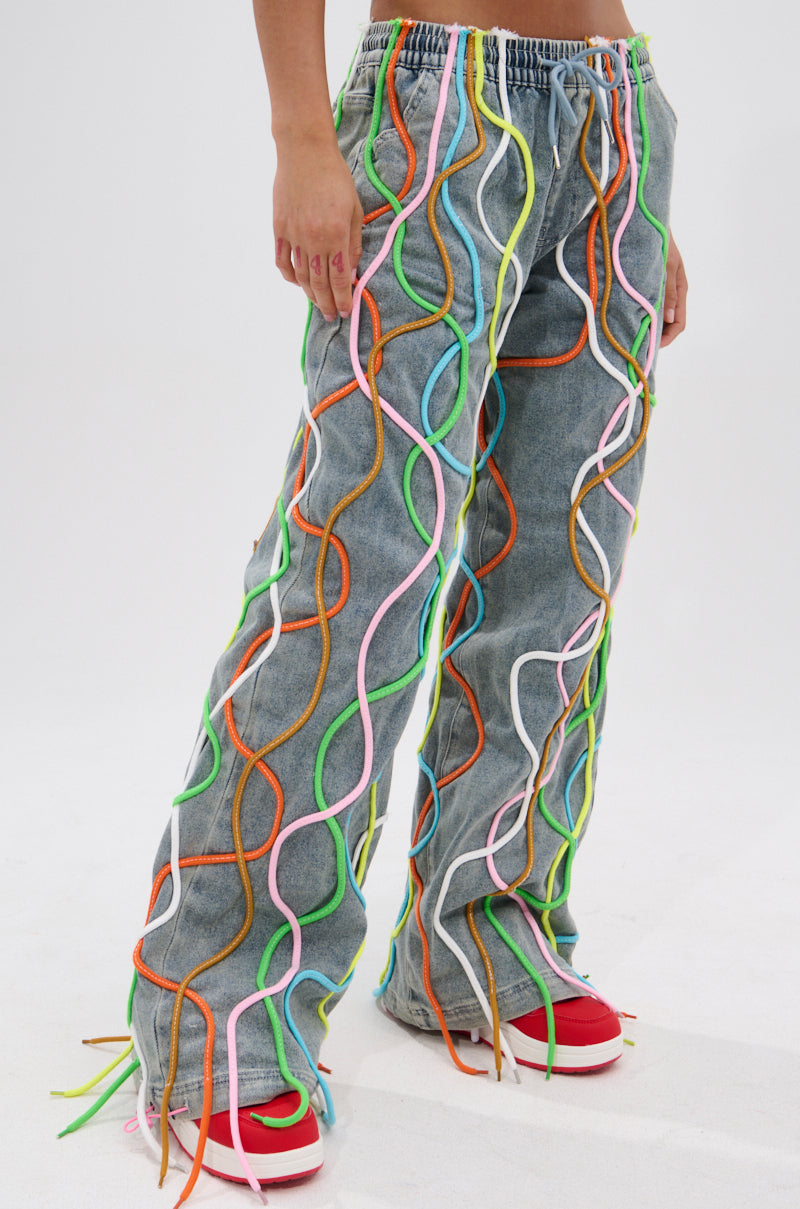 CRAZY FOR YOU DENIM PANTS