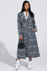 ALZURA TWEED TRENCH