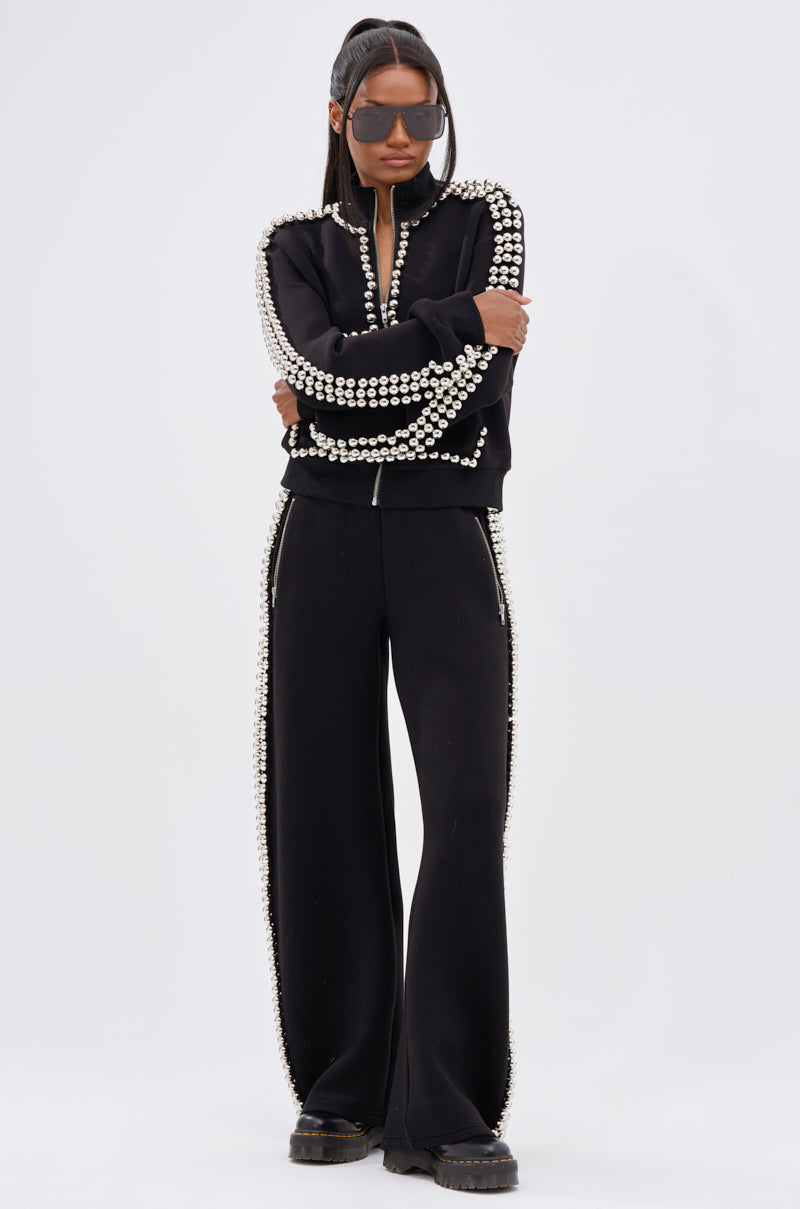 BALLS TO THE WALL JOGGER IN BLACK