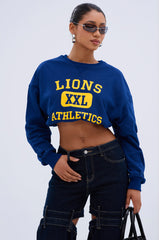 CHICAGO ATHLETIC CROP SWEATSHIRT