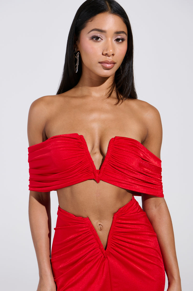DREAM CATCHER BRALETTE IN RED