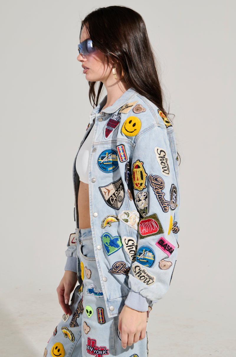 AUSTIN PATCH DENIM JACKET