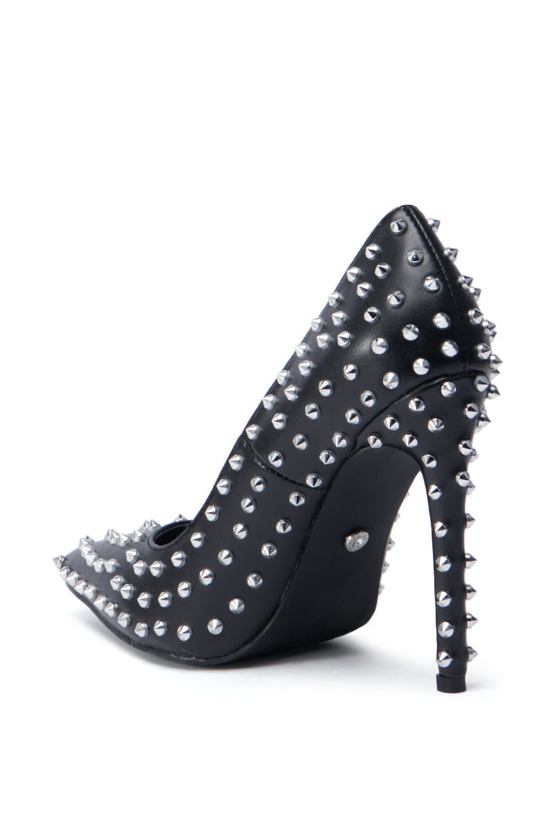 AZALEA WANG KASHIE BLACK STILETTO PUMP