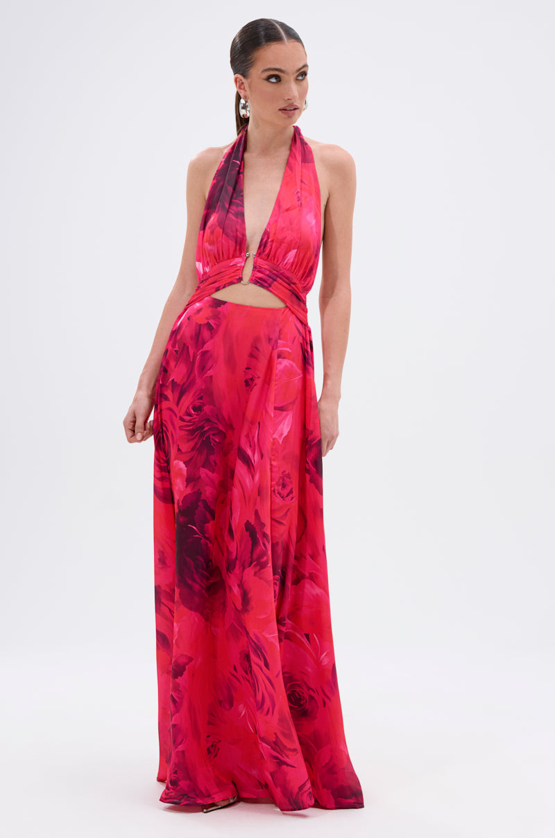 ALL EYES ON ME CUT OUT MAXI DRESS