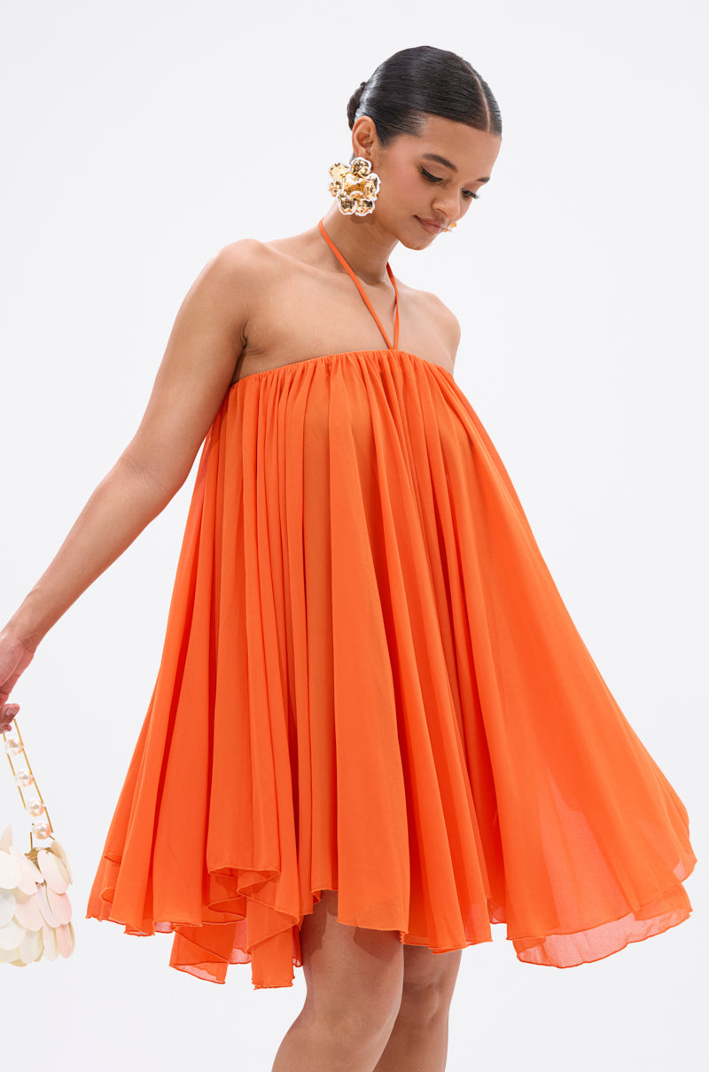 ARIANA CHIFFON SHIFT MINI DRESS