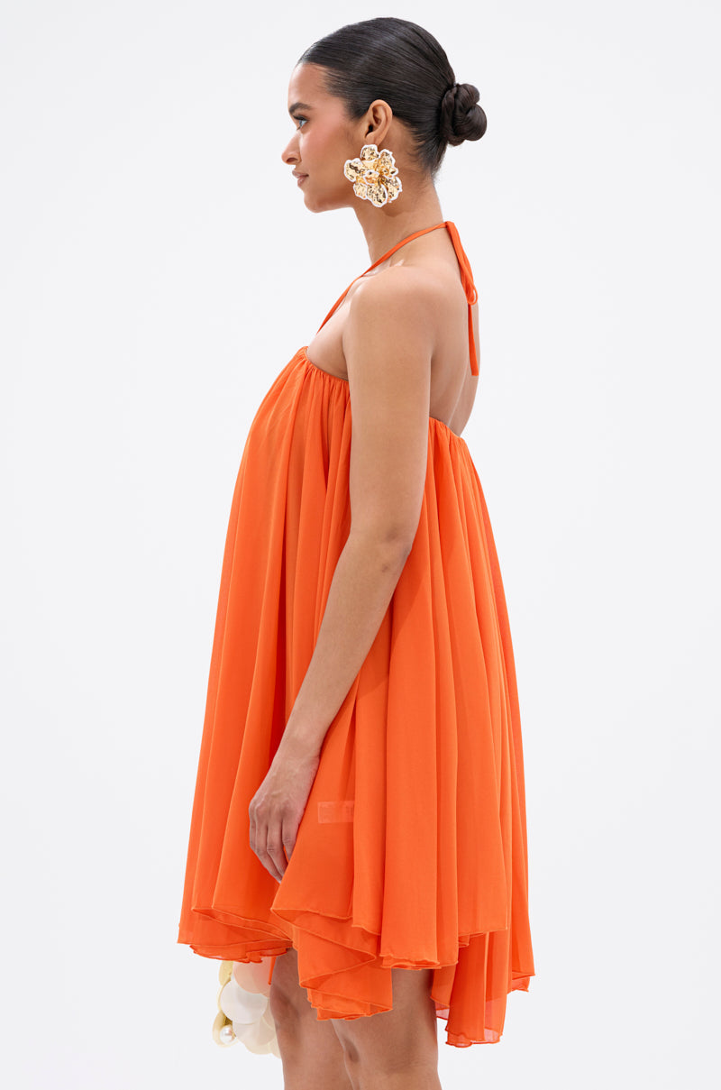 ARIANA CHIFFON SHIFT MINI DRESS
