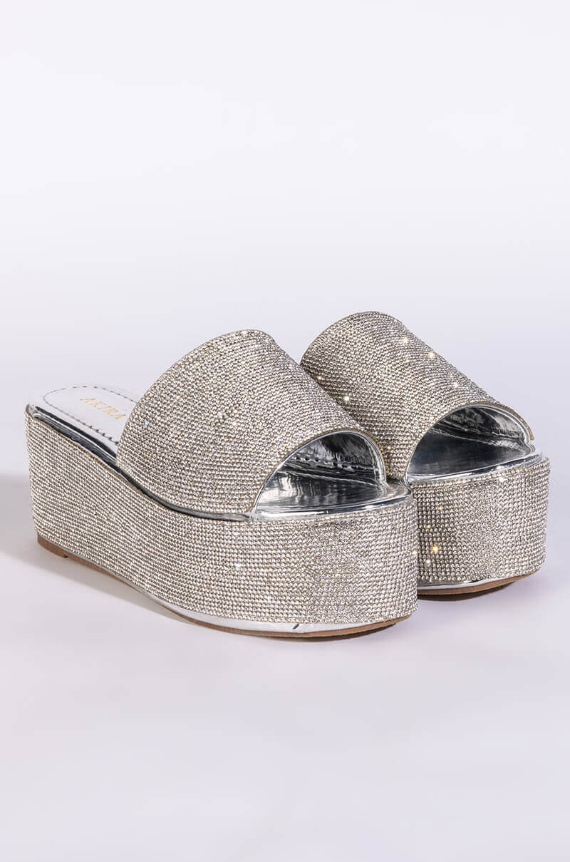 AND ANOTHER ONE SLIP ON FLATFORM SANDAL