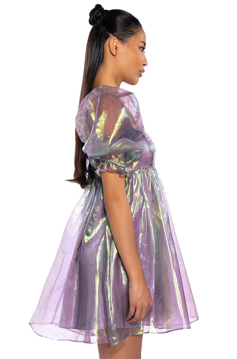 ANOTHER DREAM FLOUNCE MINI DRESS
