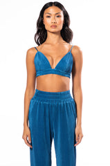 ASTRID PLEATED BRALETTE