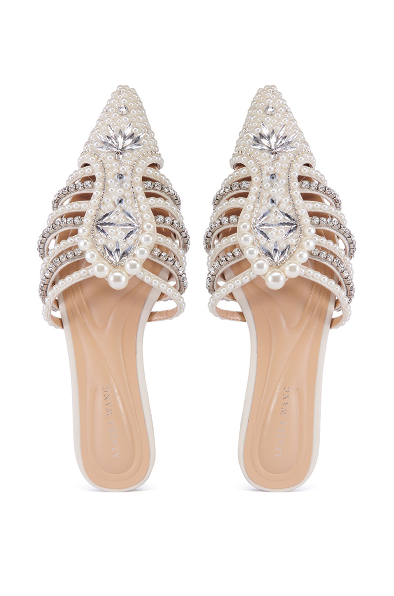 AZALEA WANG ADALINE BONE SLIP ON FLAT
