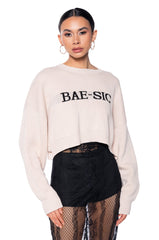 BAESIC CROPPED SWEATER