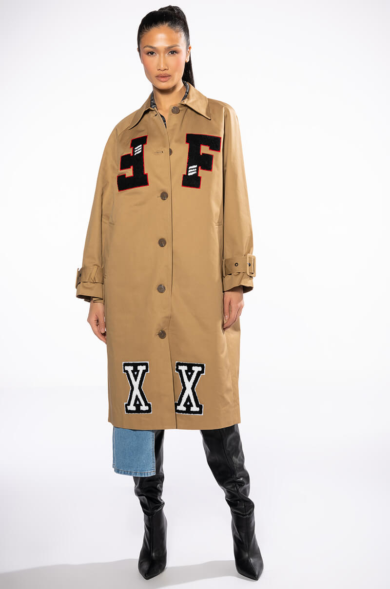 BEST IN CLASS PATCHWORK TRENCH COAT