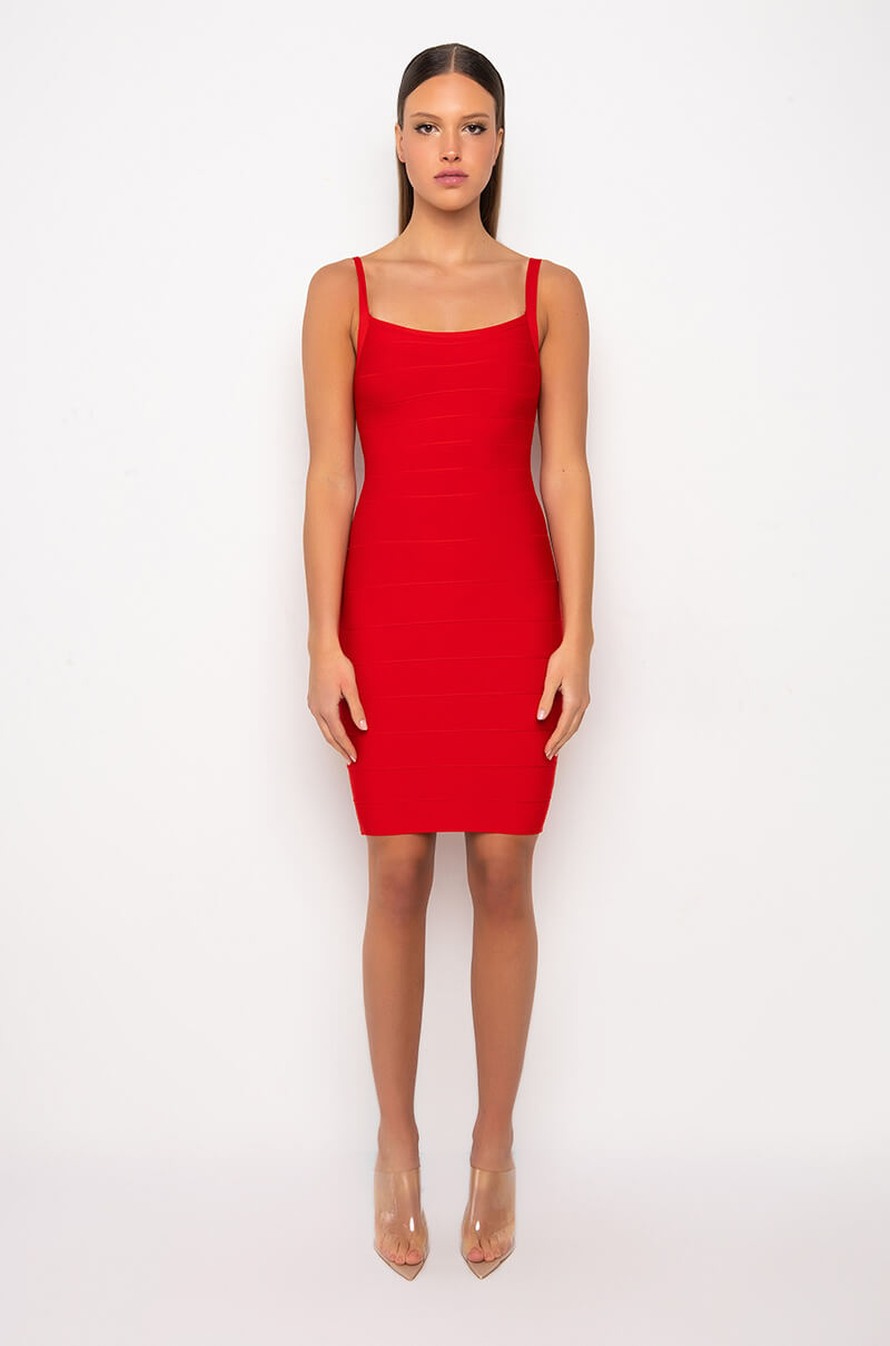 BETTER FOREVER BANDAGE MINI DRESS