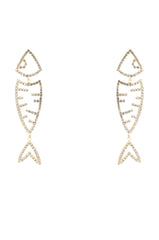 BLING FISHIN EARRING IN GOLD