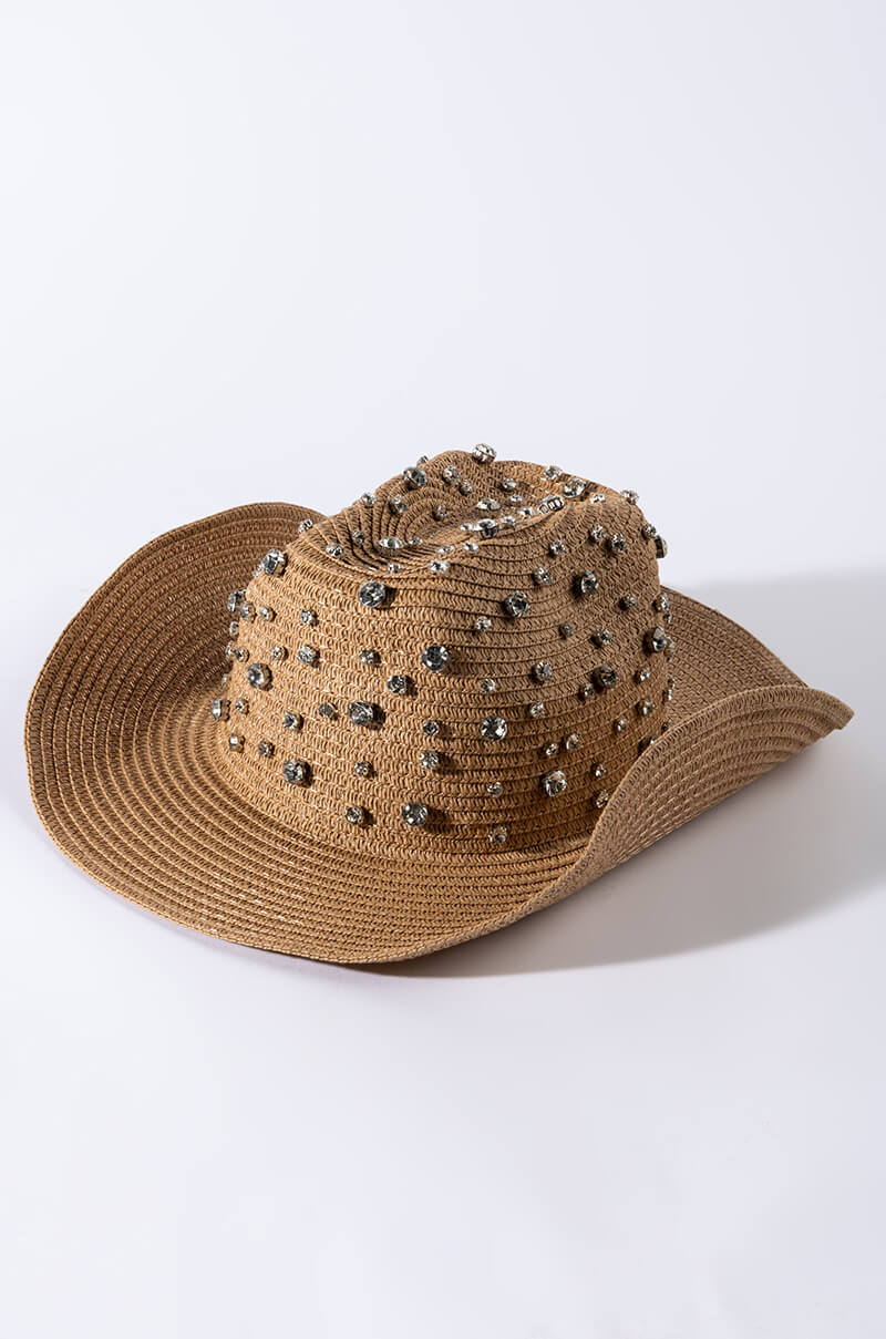 BOOT SCOOT RAFFIA GEM COWBOY HAT