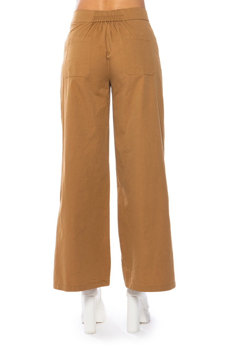 CARGO CHIC WIDE LEG PANTS