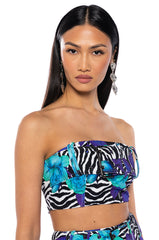 DARE YOU PRINTED BANDEAU